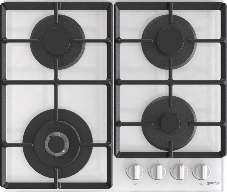 Gorenje GTW641EW kogeplade Hvid Indbygget 60 cm Gaskomfur 4 zone(s) #2