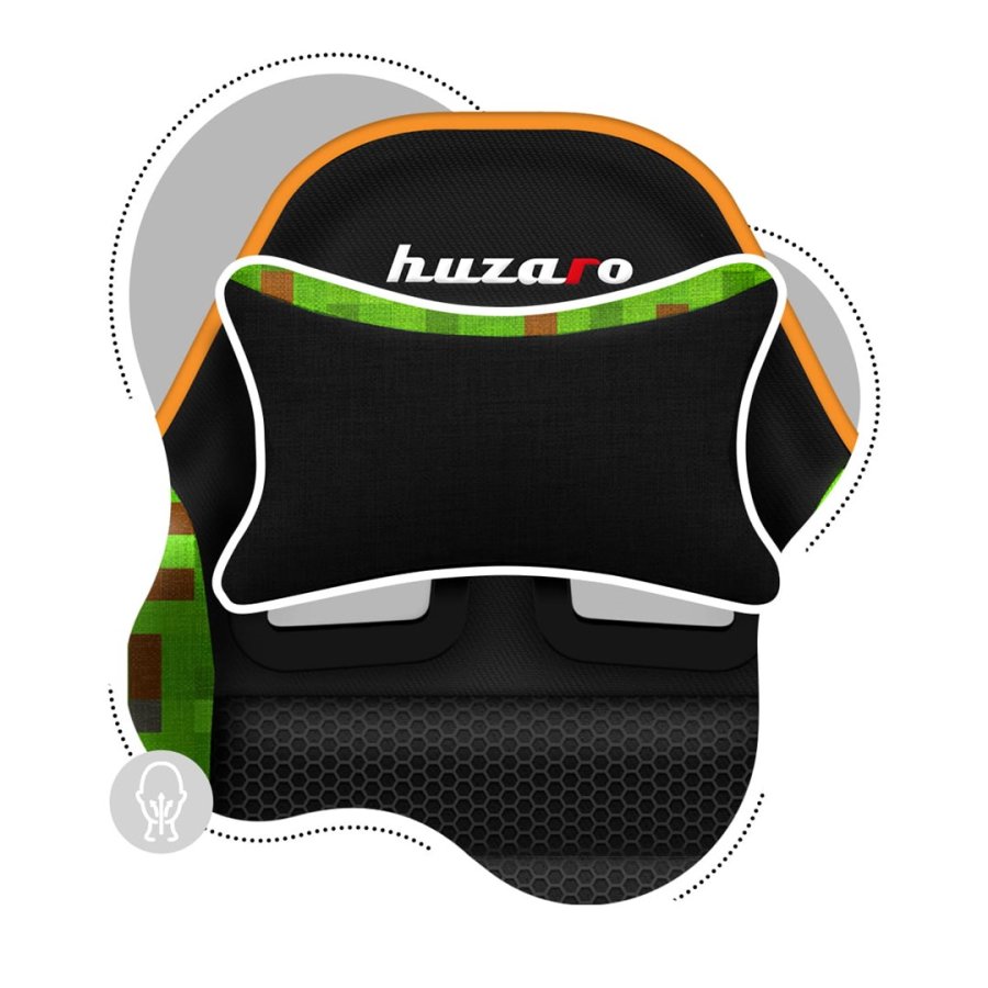 Huzaro HZ-Ranger 6.0 Pixel Mesh gaming stol til brn #5