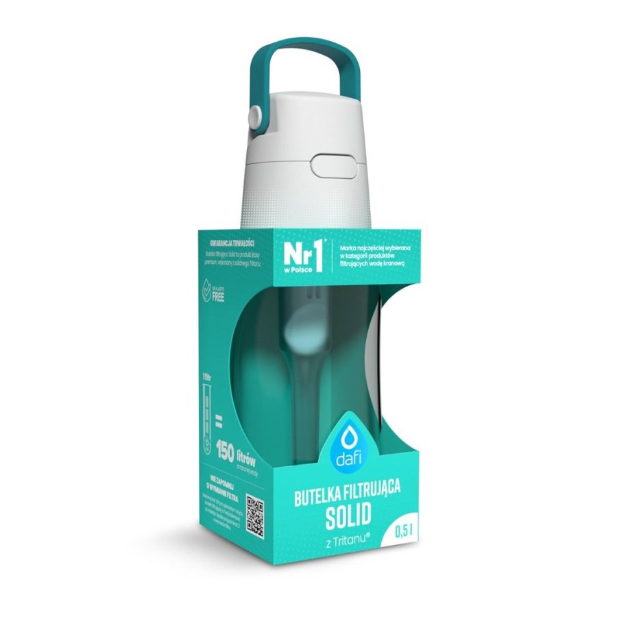Dafi SOLID 0.5 l bottle with filter cartridge (turquoise) #3