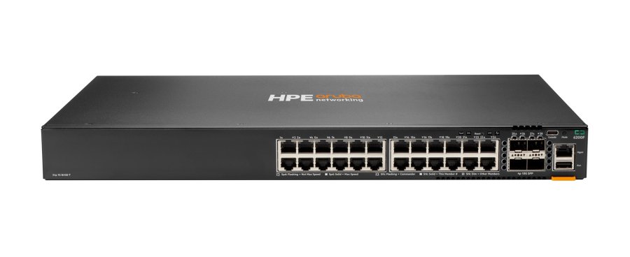 HPE Aruba Networking CX 6200F 24G 4SFP+ Switch Administreret L3 Gigabit Ethernet (10/100/1000) 1U Sort #3