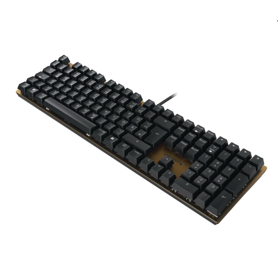 CHERRY KC 200 MX tastatur Universel USB QWERTZ Tysk Sort, Bronze #3