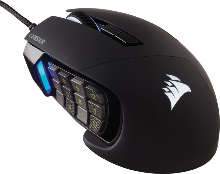 Corsair Scimitar RGB Elite mus Hjre hnd USB Type-A Optisk 18000 dpi #1