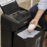 Fellowes Automax 80M papirmakulator Delvist makulering 22 cm Sort #9