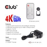 CLUB3D HDMI 2.0 UHD SwitchBox 4 Ports #11