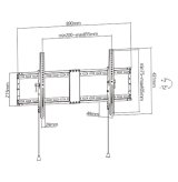 Gembird WM-90T-01 tv-beslag 2,29 m (90