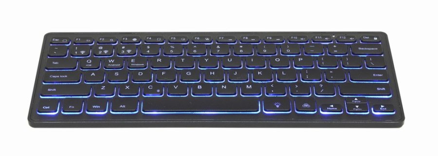 Gembird KB-BTRGB-01-DE tastatur Universel Bluetooth QWERTZ Tysk Sort #3