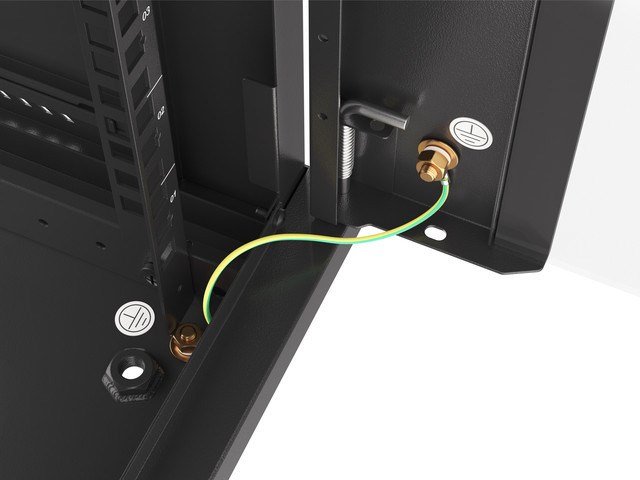 Lanberg WF01-6427-10B stativ 27U Vgmonteret stativ Sort #5