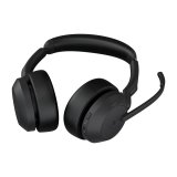 Jabra Evolve2 55 Headset Trdls Kontor/Callcenter Bluetooth Opladningsstativ Sort #4