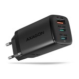 Axagon ACU-DPQ65 oplader til mobil enhed Mobiltelefon, Netbook, Laptop, Smartphone, SmartWatch, Tablet, Universel Sort Vekselstrm Hurtig opladning Indendrs #1