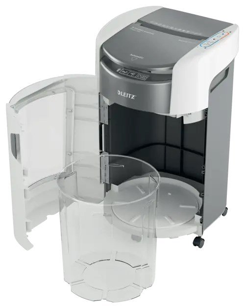 Leitz 80420000 IQ Optimax AutoFeed 300 papirmakulator, P4, 300 ark, 25 l affaldsbeholder #11