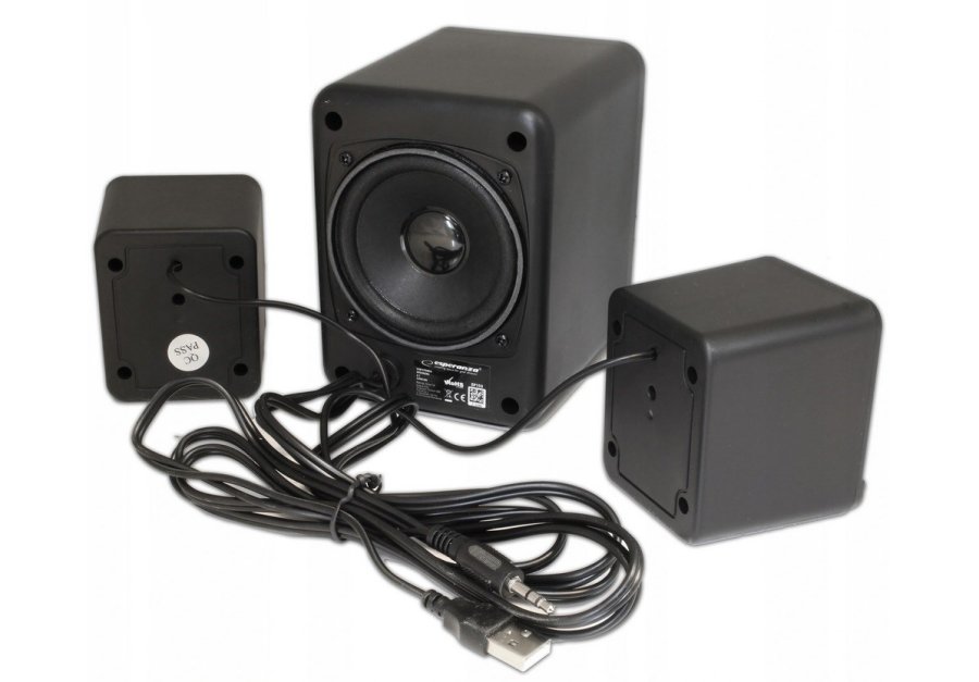 Esperanza EP153 USB 2.1 hjttalerst 6 W Sort #4