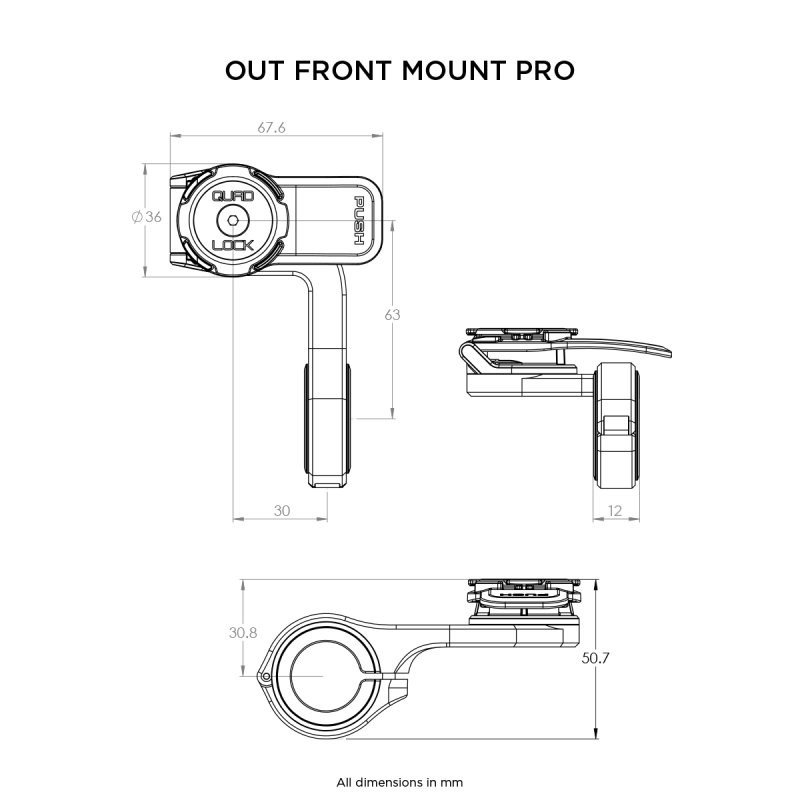 Quad Lock QLM-OFM-PRO Stangbeslag #3