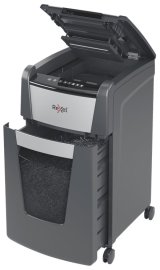 Rexel Optimum AutoFeed+ 225X papirmakulator Krydsmakulering 55 dB 23 cm Sort, Gr #4