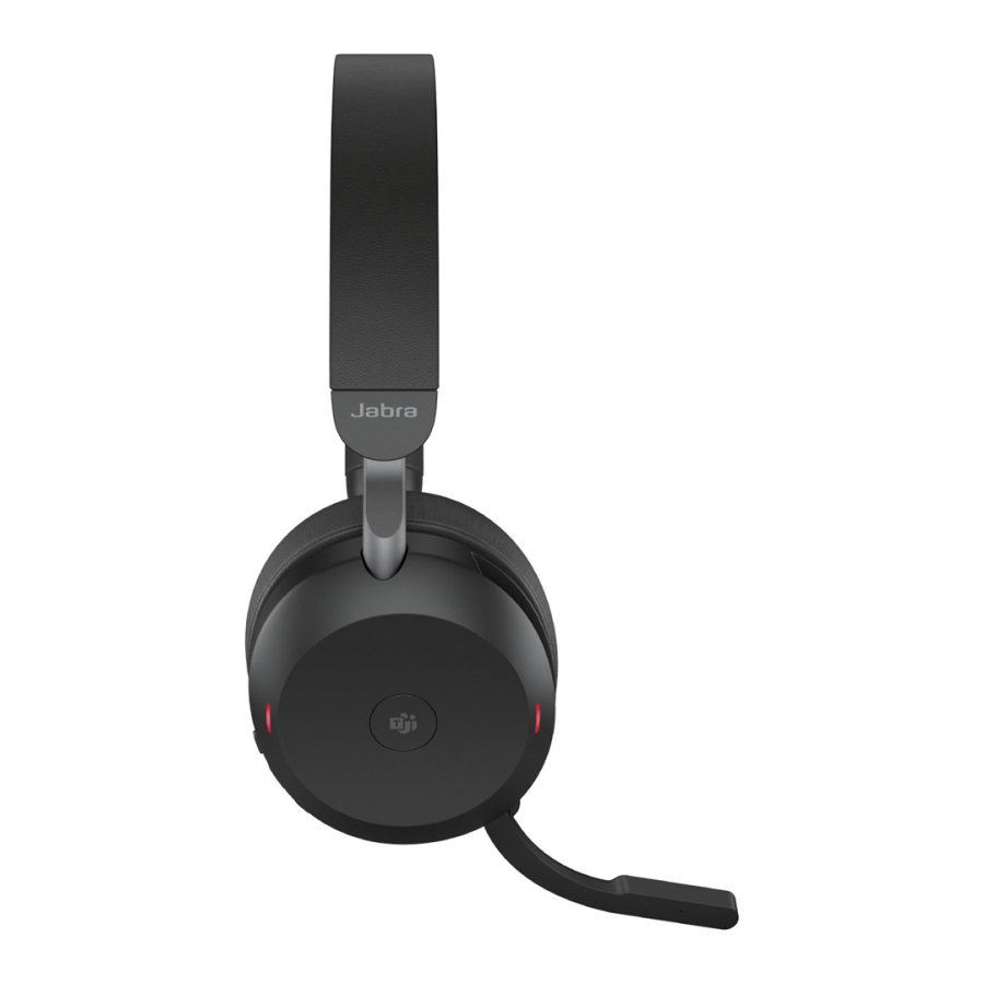 Jabra Evolve2 75 Headset Trdls Kontor/Callcenter Bluetooth Opladningsstativ Sort #3
