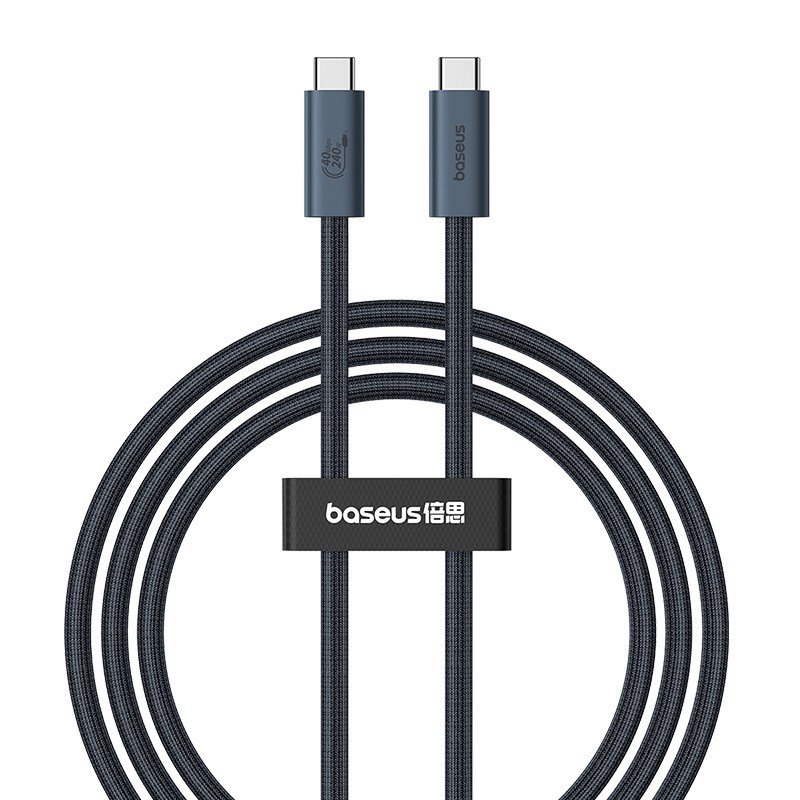 Baseus USB C til USB C-datakabel 1 m 240 W Sort #1