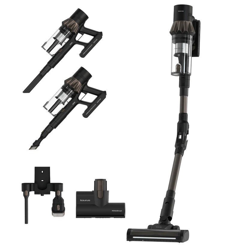 Taurus Homeland X9 Pro Pet & Car Ledningsfri stangst�vsuger Batteridrevet T�r HEPA Posel�s 0,7 l 615 W Sort, Brun 2,5 Ah #1