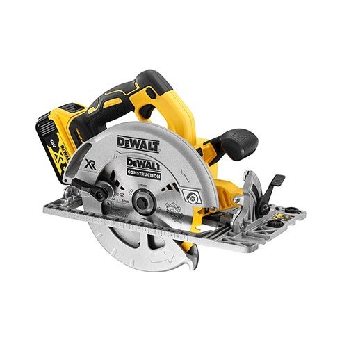 DeWALT DCS572P2 transportabel rundsav 18,4 cm Sort, Gul 5500 rpm #1