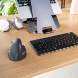 R-Go Tools Lodret mus R-Go HE Basic, ergonomisk mus, medium (h�ndl�ngde 165–185 mm), venstreh�ndet, Bluetooth #12