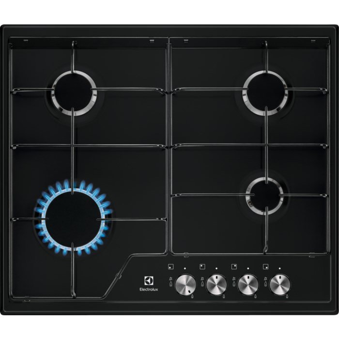 Electrolux EGS6424K kogeplade Sort Indbygget 60 cm Gaskomfur 4 zone(s) #1