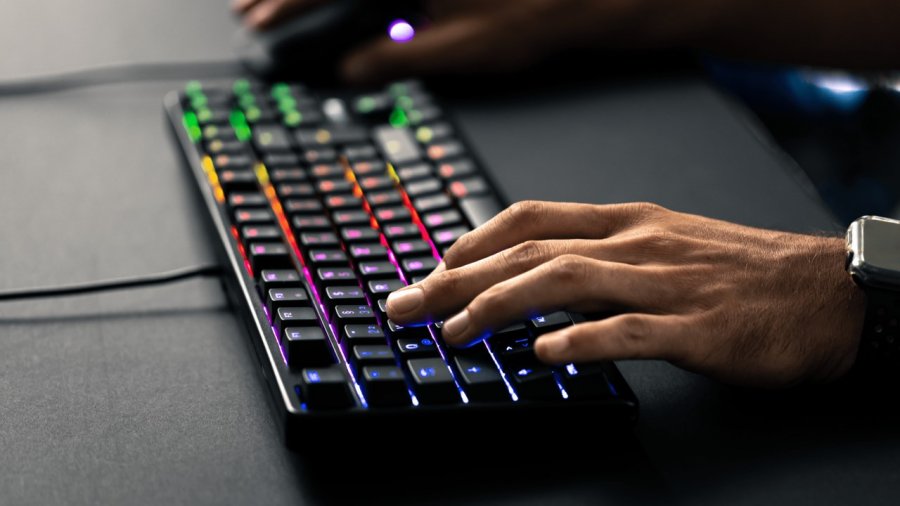 CHERRY G80-3000N RGB TKL tastatur Universel USB QWERTZ Tysk Sort #7