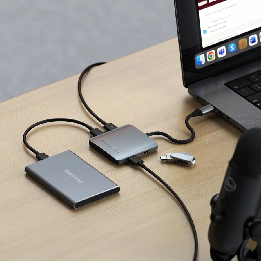 Satechi Hub w/ Power Delivery, 4 x USB-C 3.2 #10