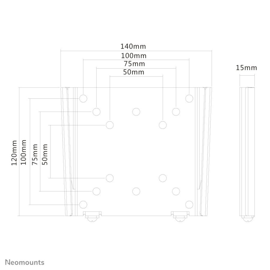 Neomounts FPMA-W25 tv-beslag 76,2 cm (30