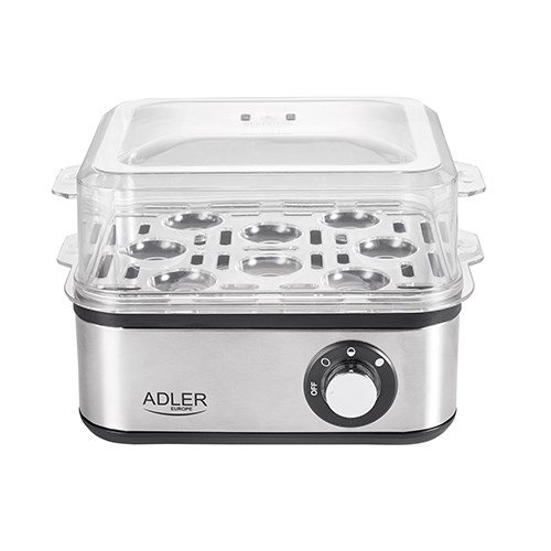 Adler AD 4486 ggekoger 8 g 800 W Sort, Satin stl, Transparent #3