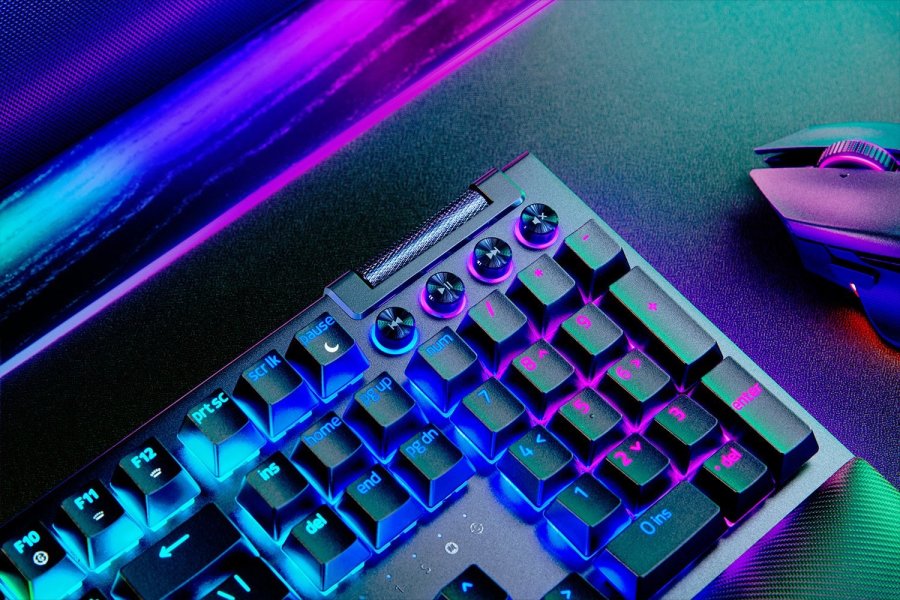 Razer BlackWidow V4 Pro tastatur Spil USB QWERTZ Tysk Sort #5