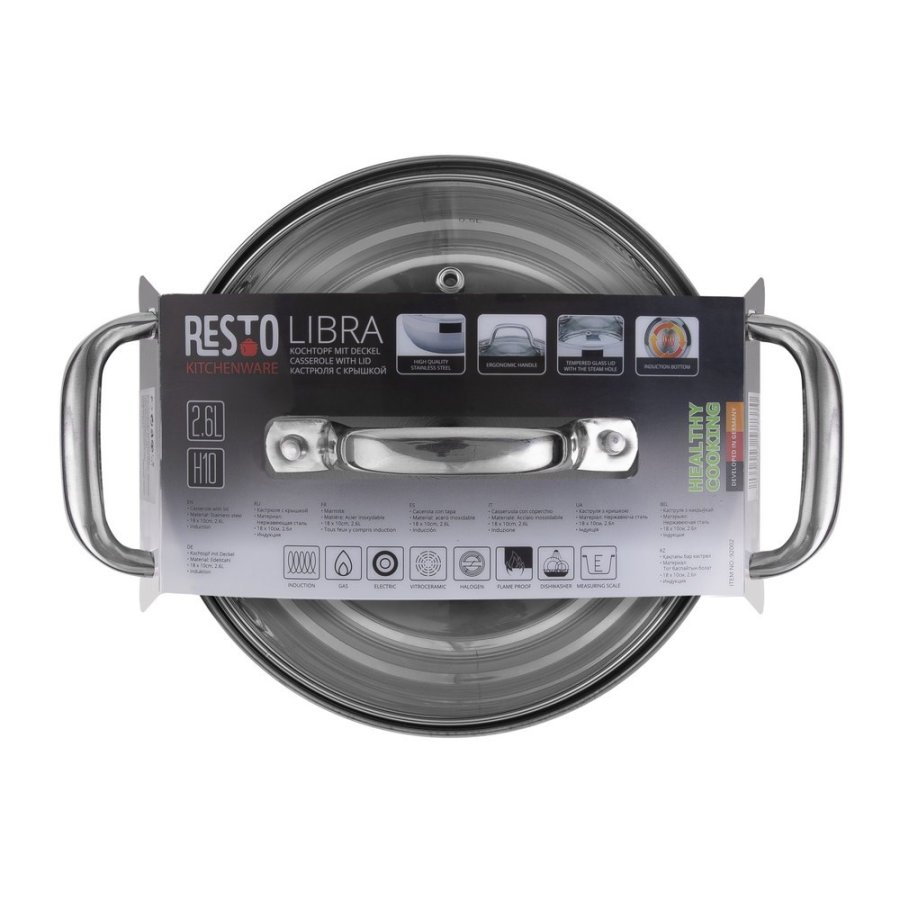 Resto Kitchenware Libra 2,6 L Rund Rustfrit stl #40