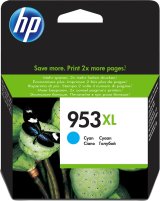 HP Original 953XL-blkpatron med hj kapacitet, cyan #1