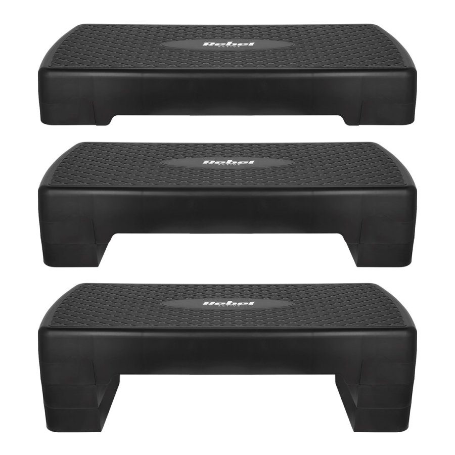 REBEL ACTIVE Fitness Step 3 Niveauer Sort #4