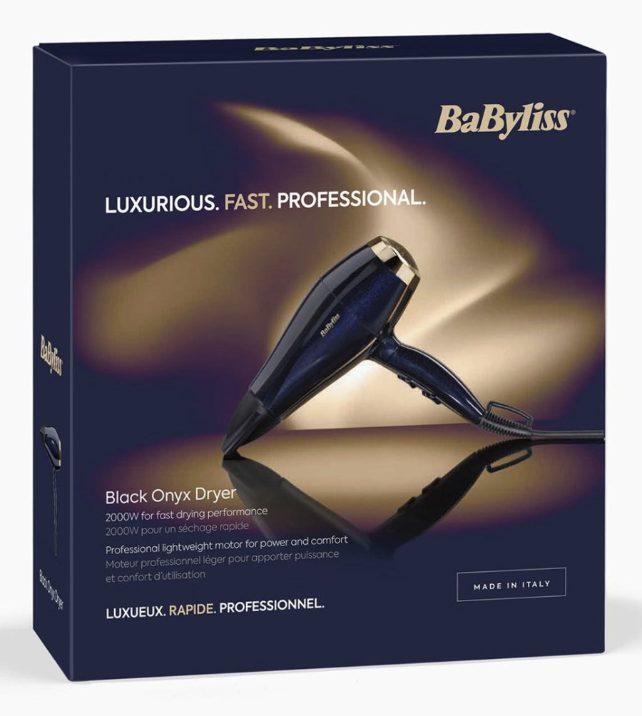 BaByliss 5911E hrtrrer 2000 W Sort, Guld #10