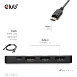 CLUB3D CSV-7330 interface hub DisplayPort #5