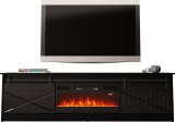 RTV GRANERO + pejseskab 200x56,7x35 sort/sort glans #2