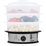 Tristar VS-3914 dampkoger 3 kurv(e) Bordplade 1200 W Sort, Rustfrit stl, Gennemsigtig #40