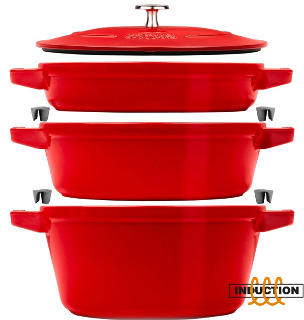 Staub La Cocotte Rund Stbejern Gryde bradepande #3