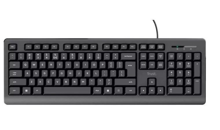 Trust Basics tastatur USB QWERTY US engelsk Sort #1