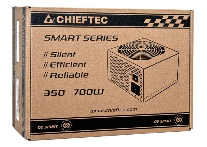 Chieftec Smart GPS-500A8 enhed til str�mforsyning 500 W 20+4 pin ATX ATX Sort #4