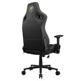 COUGAR CGR-DFL-GLB PC gamingstol Polstret vatteret s�de Sort, Guld #41