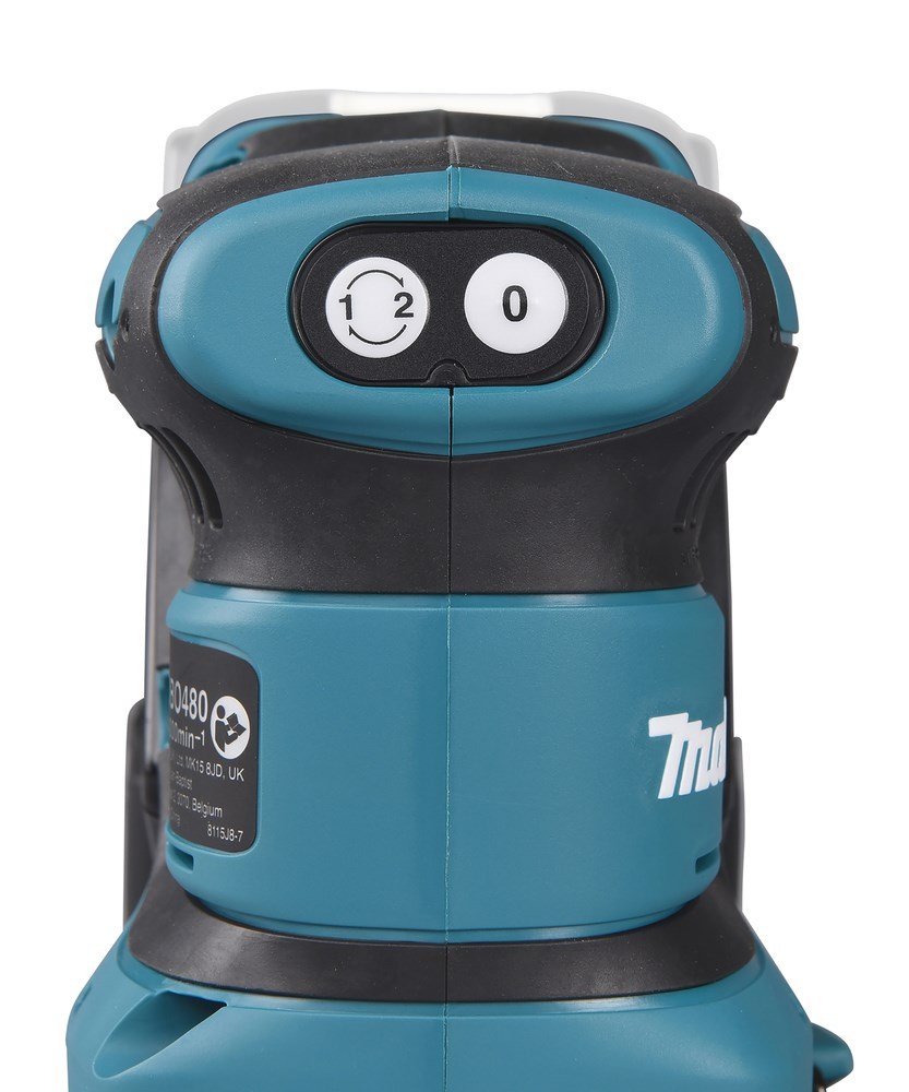 Makita DBO480Z transportabel slibemaskine Excentersliber 14000 OPM Sort, Bl 210 W #8