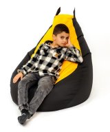 Puf GO GIFT Gul Sort Oxford 105 x 80 cm #2