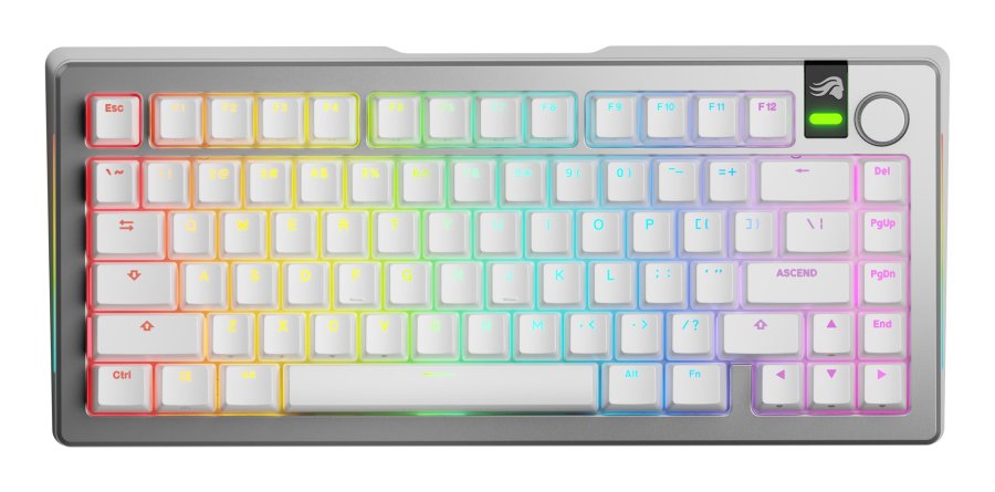 Glorious Gaming GMMK 3 PRO 75% Prebuilt Wireless Silver - US #7