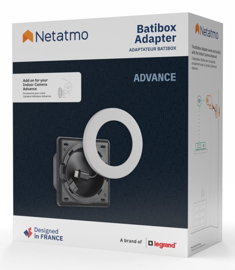 Netatmo NPC-BAT-W tilbehr til overvgningskamera Adapterring #1