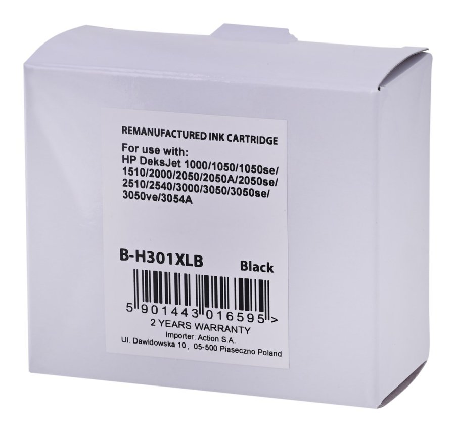 SUPERBULK-blk til HP 301XL CH563 reg B-H301Bk #5
