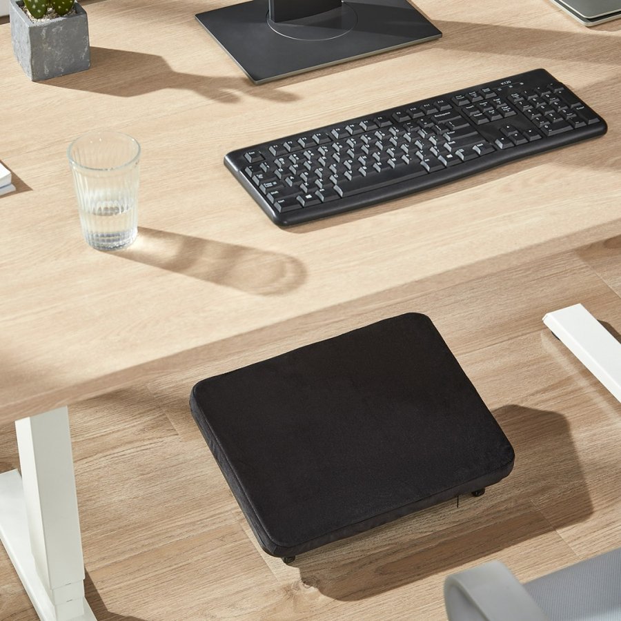 Maclean ergonomisk fodsttte, bensttte, trinls vinkelindstilling, aftagelig pude, MC-460 #7