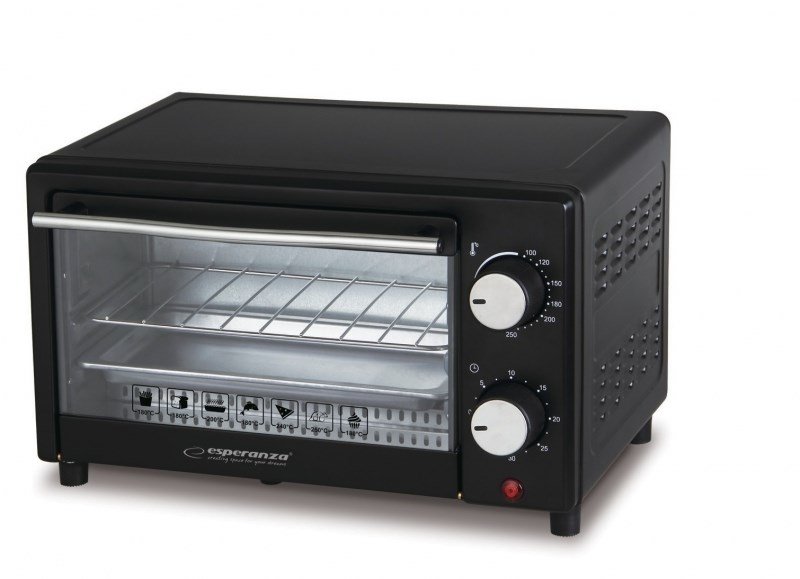 Esperanza EKO007 Miniovn 10 l 900 W sort #1