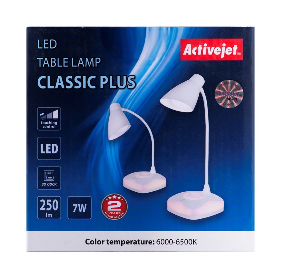 Activejet LED-bordlampe AYE-CLASSIC PLUS hvid #7