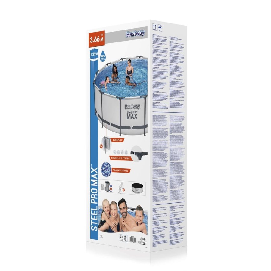 Bestway Steel Pro Max 56420 Indrammet pool Rund 10250 L Gr� #8