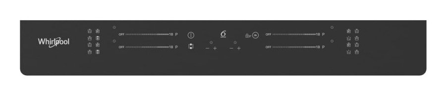Whirlpool WF S7560NE BM Sort Indbygget 60 cm Zone induktionskogeplade 4 zone(s) #5