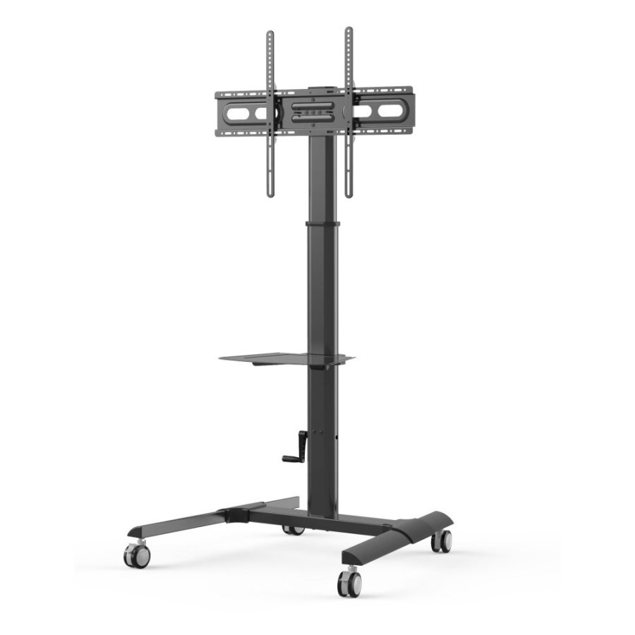 Techly ICA-TR228 multimedie vogn & stand Sort Fladt panel Multimedie kurv #3